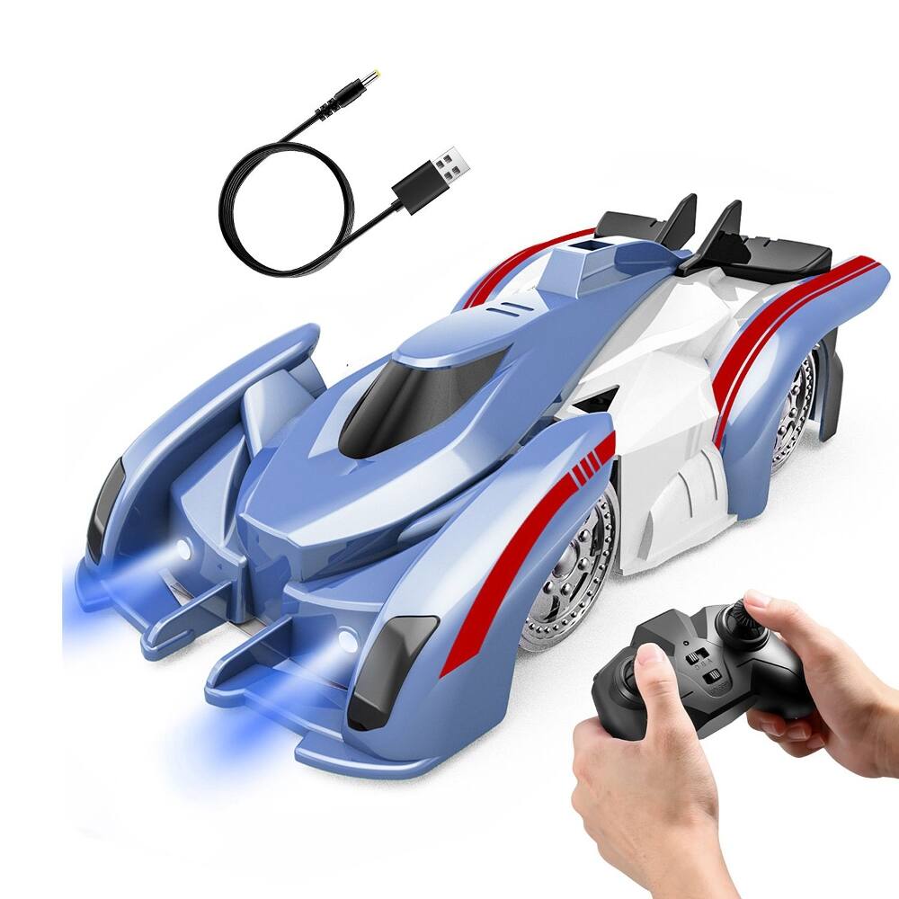 Loheer - Wall Climbing Car Dual Mode RC Stunt Car Rechargeable 360 Rotating Electric Toy Car with LED Lights