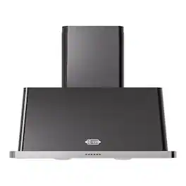 ILVE - 40 inches - Externally Vented - Wall Range Hood - Glossy Black