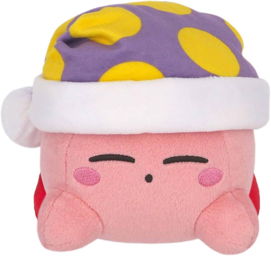 Alt View 1. Nintendo - SAN-EI KP61 Kirby All Star Collection Sleep Kirby Plush Toy, Size S, Height 4.7 inches (12 cm).