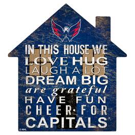 Fan Creations - Washington Capitals 12'' Team House Sign - Multicolor
