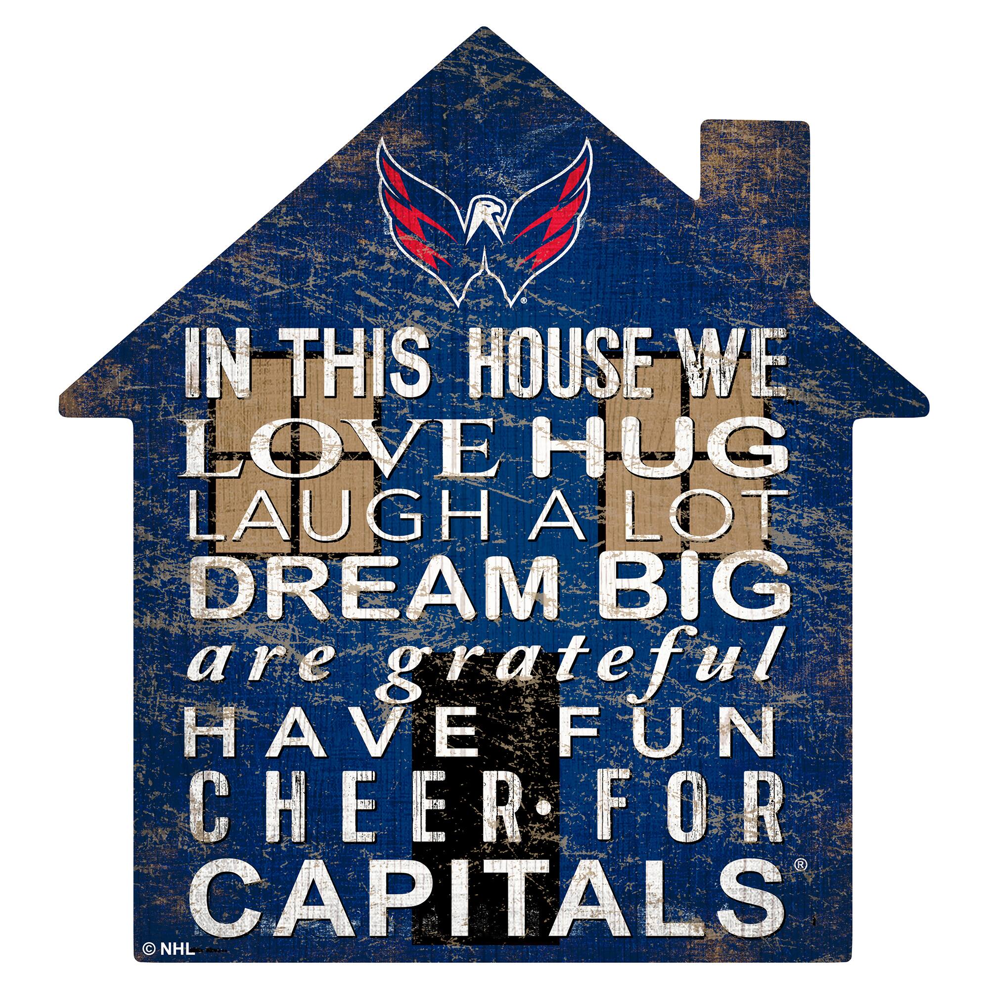 Washington Capitals 12'' Team House Sign