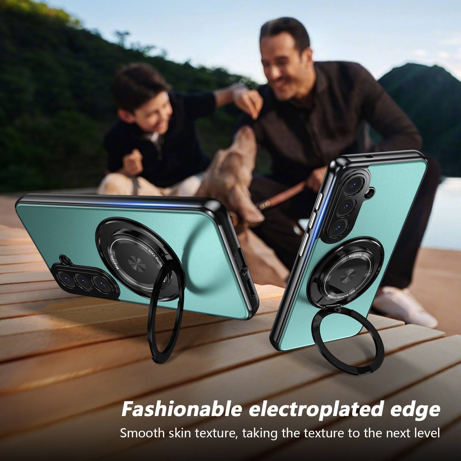 Fashionable electroplated edge  
Smooth skin texture, taking the texture to the next level
