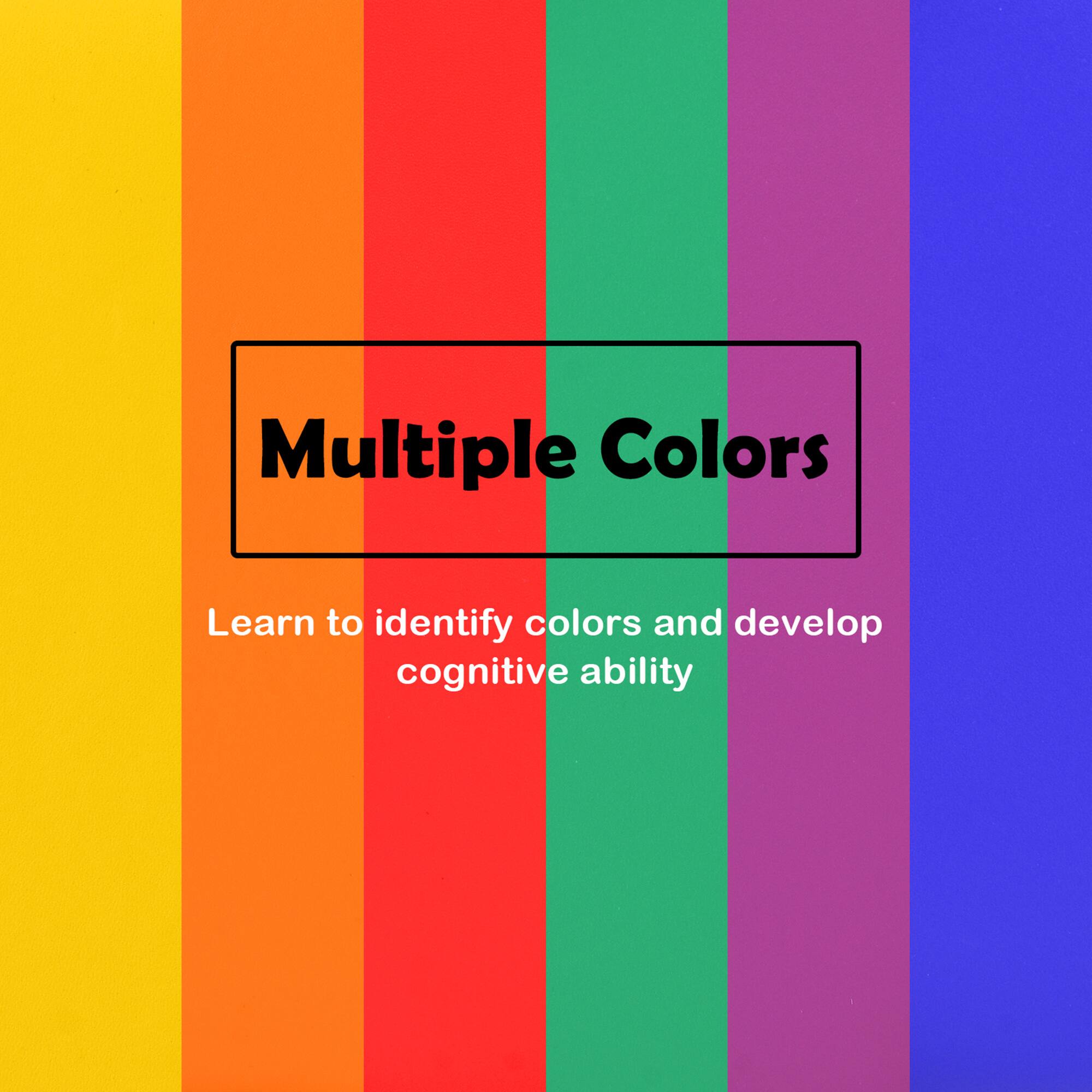 Multiple Colors

Learn to identify colors and develop cognitive ability
