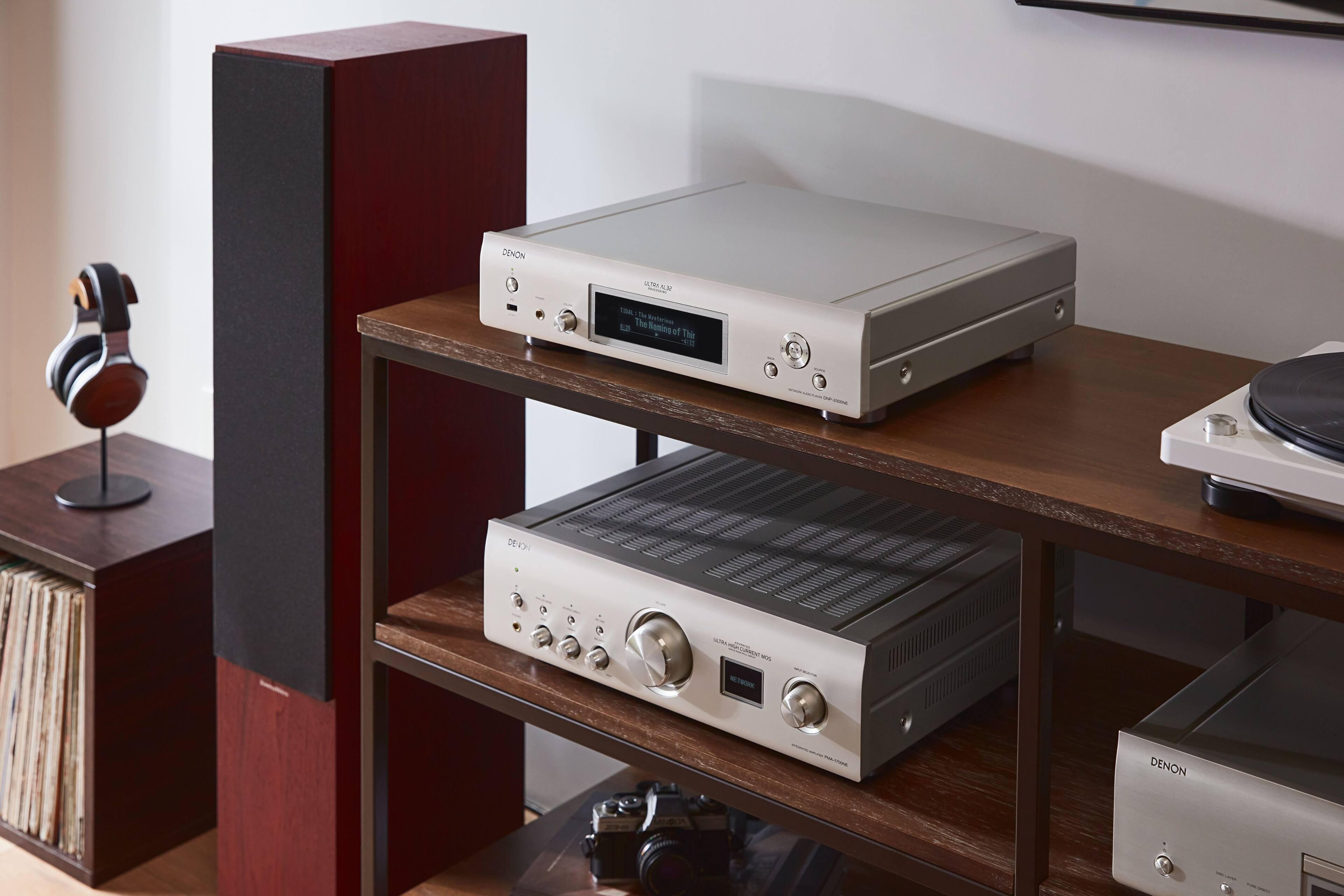 Alt View 18. Denon - DNP-2000NE Network Audio Player with HEOS, Alexa Compatible - Silver.