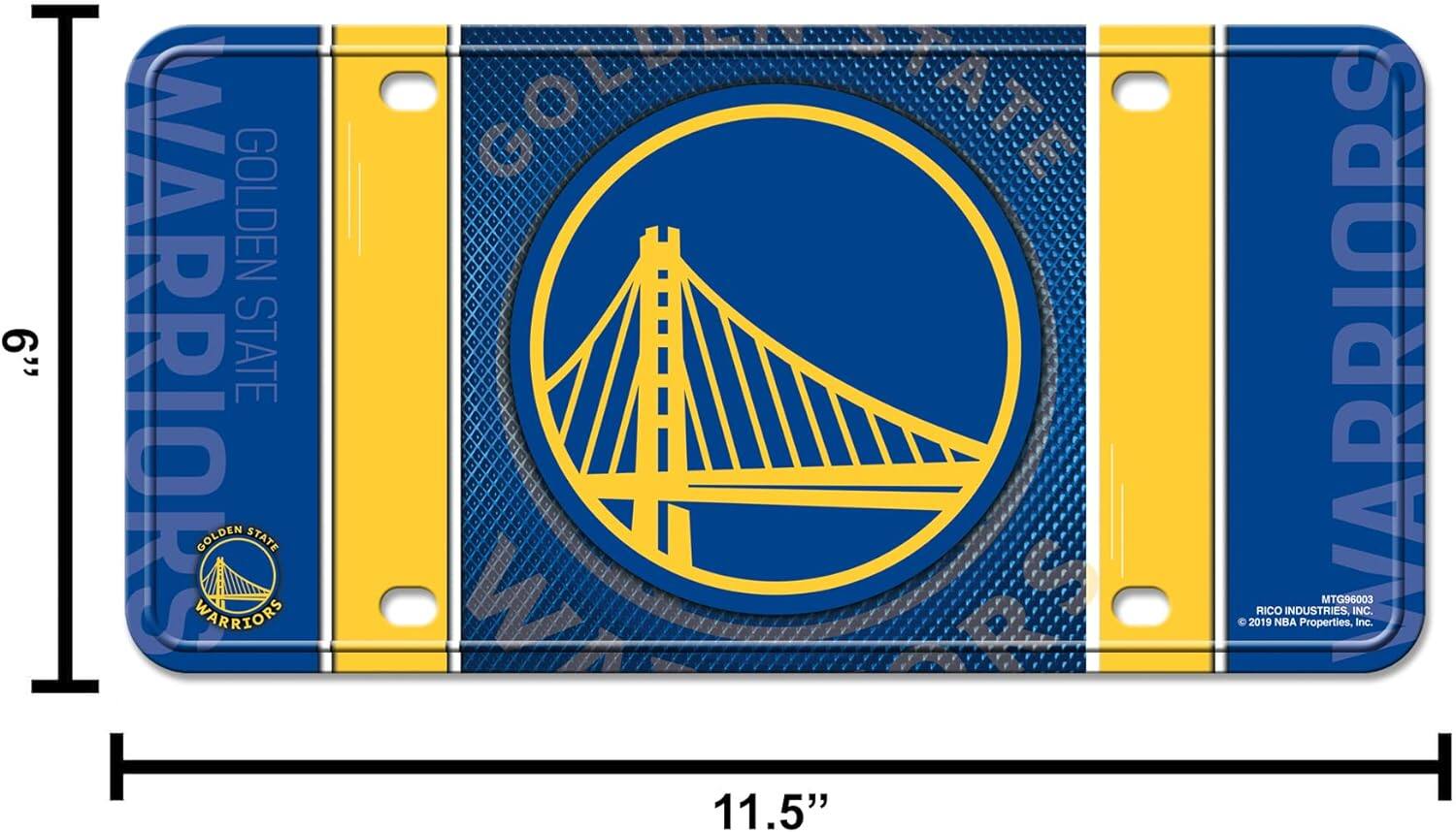 GOLDEN STATE WARRIORS

6" x 11.5"

RICO INDUSTRIES, INC.
MTG96003
© 2019 NBA Properties, Inc.