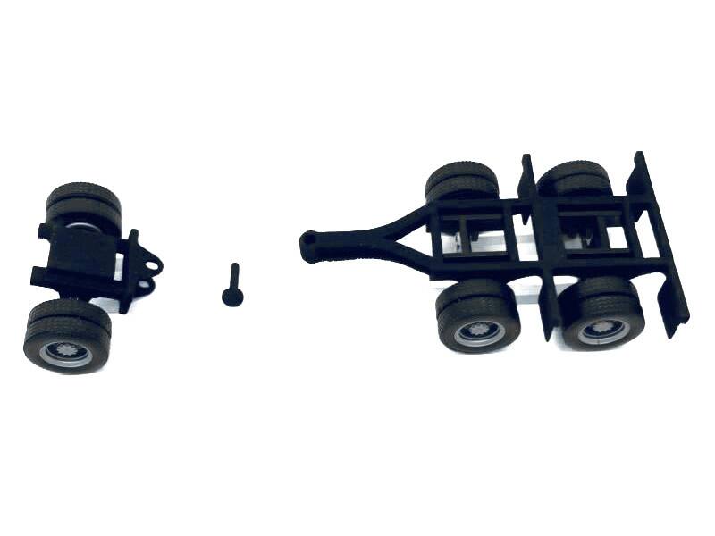 Lowboy Dual Axle Booster with Integrated Rear Axle and Fenders (2 Sets ...