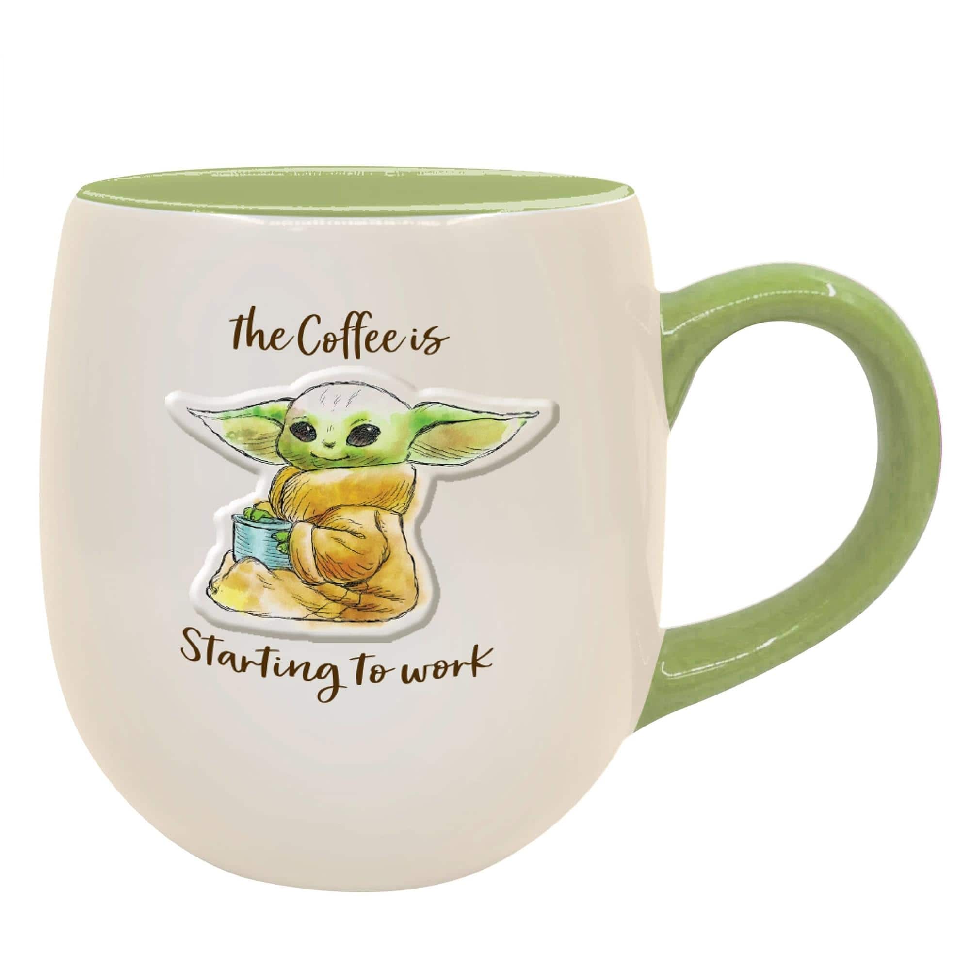 Star Wars - Grogu Coffee 14oz Ceramic Mug - Off-White price history on PriceWatchPro