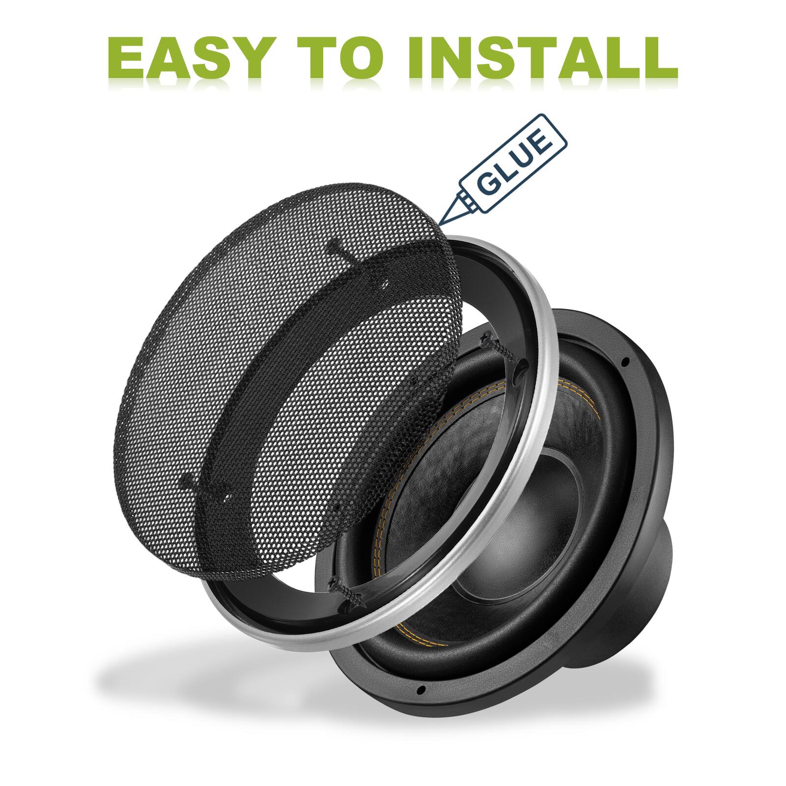 EASY TO INSTALL  
GLUE