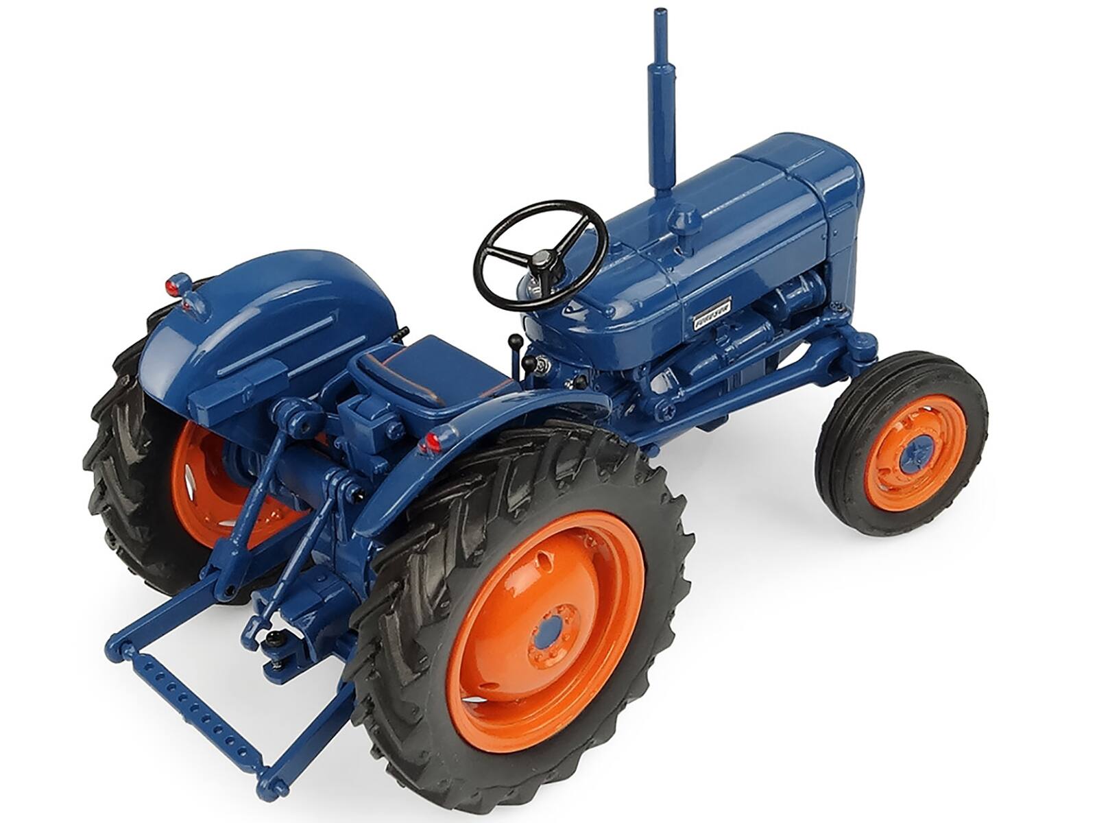 Alt View 3. Universal Hobbies - 1962 Fordson Super Dexta Tractor Blue 1/32 Diecast Model by Universal Hobbies.