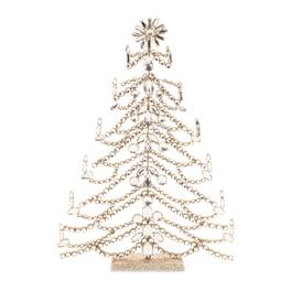BreeBe - Jewel Christmas Tabletop Tree 17"H - Gray