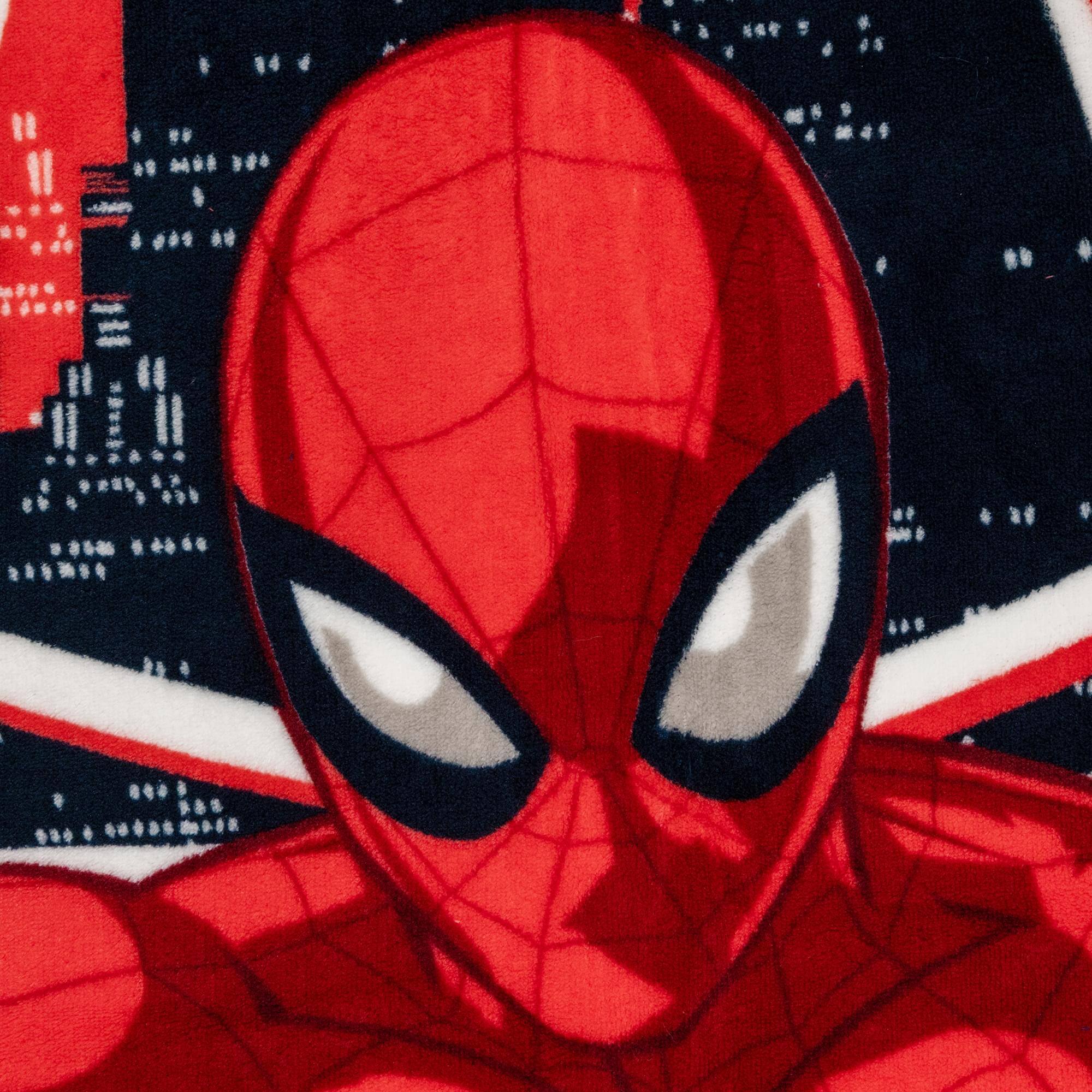 Alt View 1. Silver Buffalo - Marvel Spider-Man Skyline Pose Fleece Throw Blanket | 45 x 60 Inches - Multi-Colored.