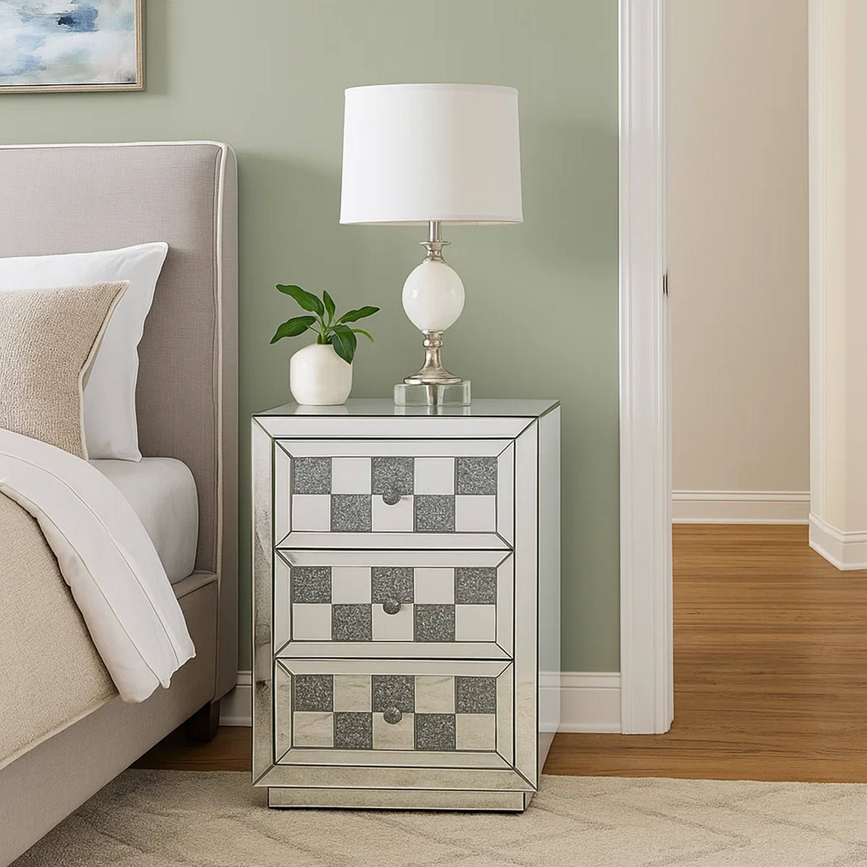 Alt View 6. Manhattan Lane - Accent Table with Self Closure and Safety Top Feature - White.