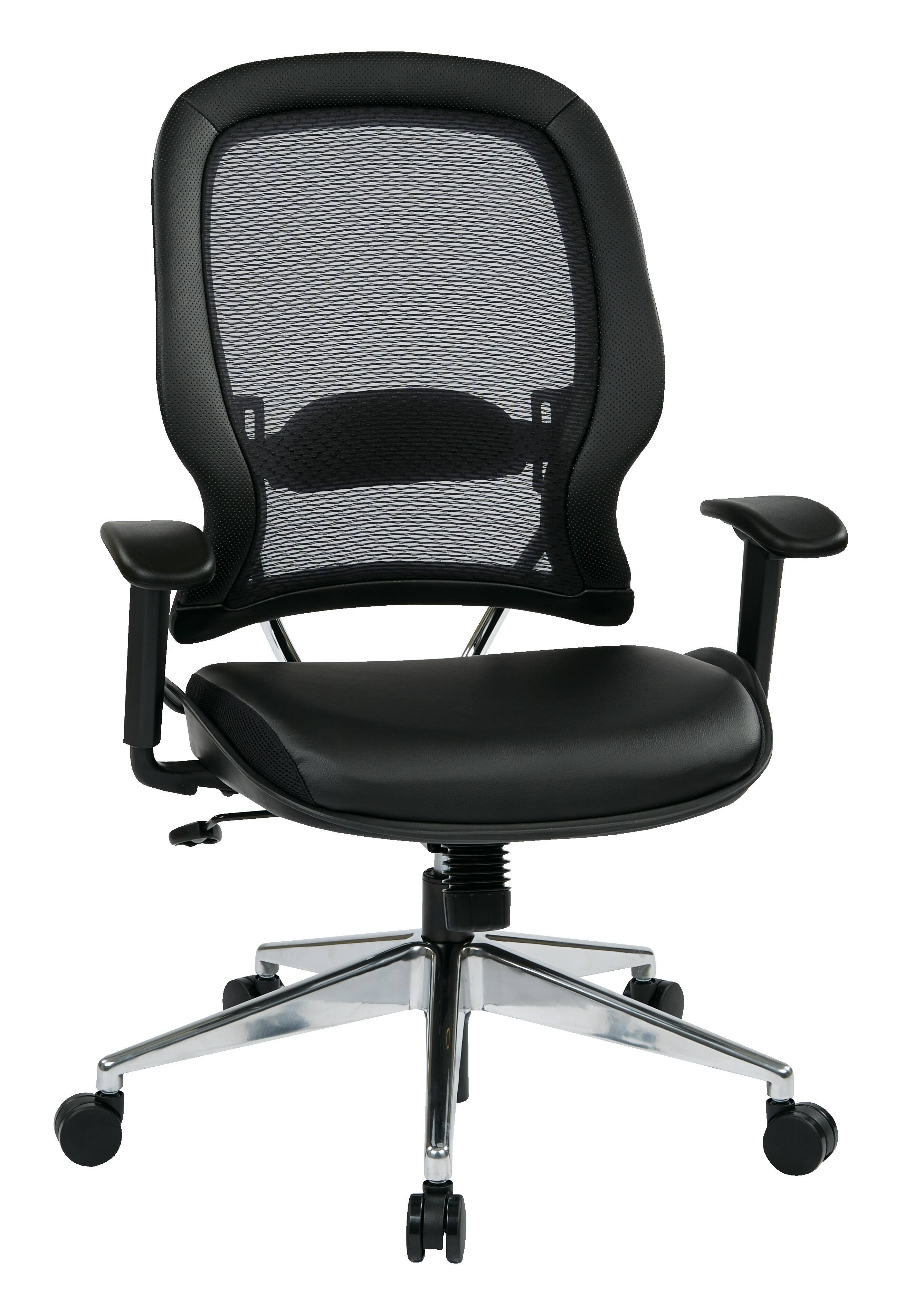 Angle. Office Star Products - Professional Air Grid® Back Chair - Black.