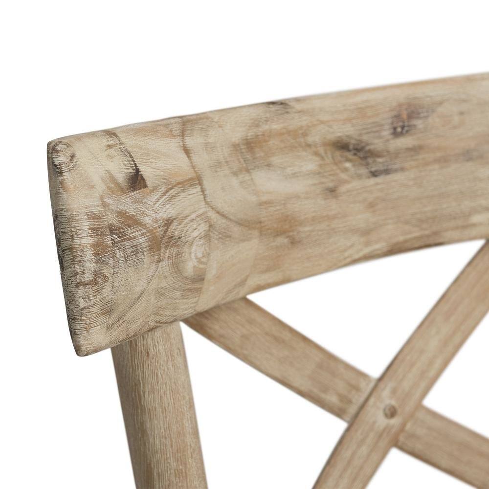 Alt View 7. FurniFact - Beach Counter Stool with Back Support for Kitchen Island or Bar Seating - Beach.