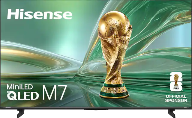 Hisense MiniLED Hi M7 QLED
Hisense E5
FIFA WORLD CUP
OFFICIAL SPONSOR