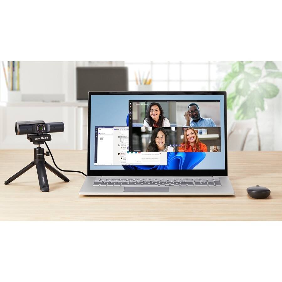 Alt View 1. AVerMedia - AVerMedia PW515 Webcam - 60 fps - USB 3.1 - TAA and NDAA Compliant - 3840 x 2160 Video - CMOS Sensor - Auto-focus.
