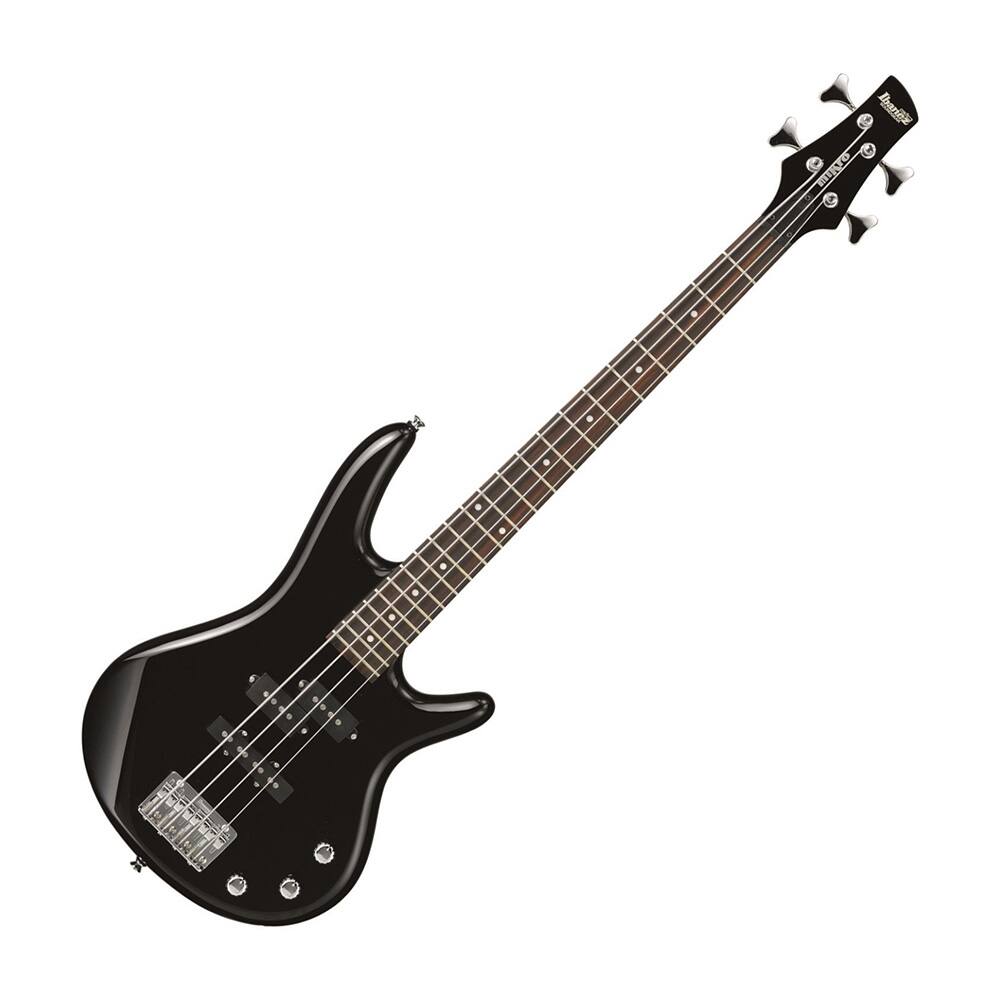 Angle. Ibanez - Ibanez GSRM 4-String Bass Guitar, Right Handed, Black - Black.