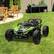 Alt View 3. Qeetex - 24V Kids Electric UTV, 2×130W Ride On Car w/Remote, 4 Shock Absorbers, EVA Tires, LED Lights & Music - Green.