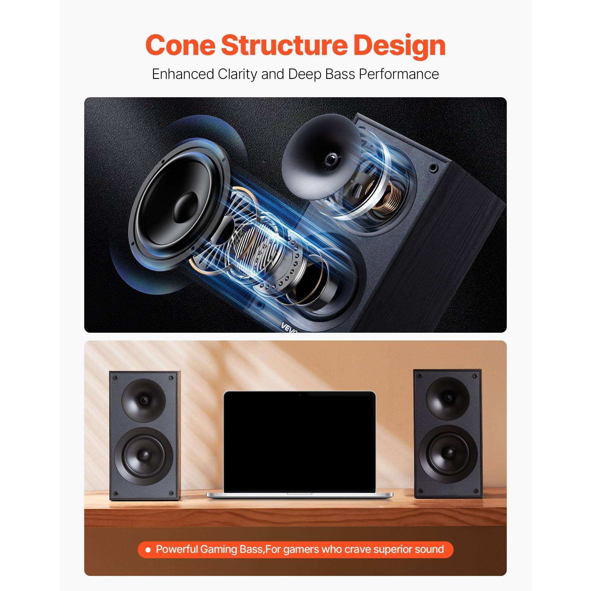 Cone Structure Design  
Enhanced Clarity and Deep Bass Performance  

Powerful Gaming Bass, For gamers who crave superior sound