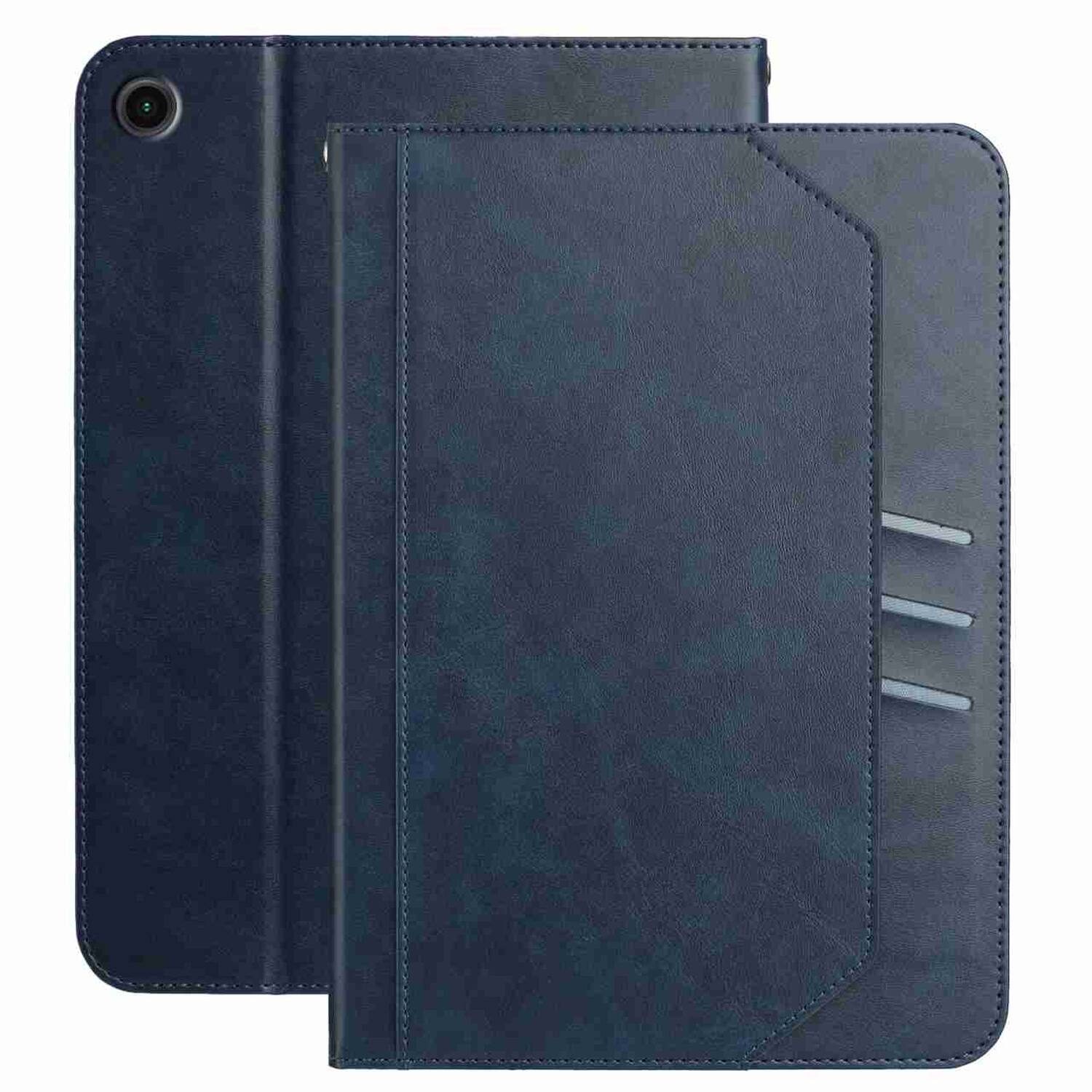 Alt View 5. Dteck - Retro PU Leather Folio Case for Samsung Galaxy Tab A9+ 2023 11.0" (SM-X210/X215),Shockproof Flip Card Slot Holder Cover - Black.