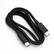 Back. Sanoxy - Braided USB Type C to Type C Fast Charging Data Sync USB-C to USB-C Cable 3ft Black - Black.