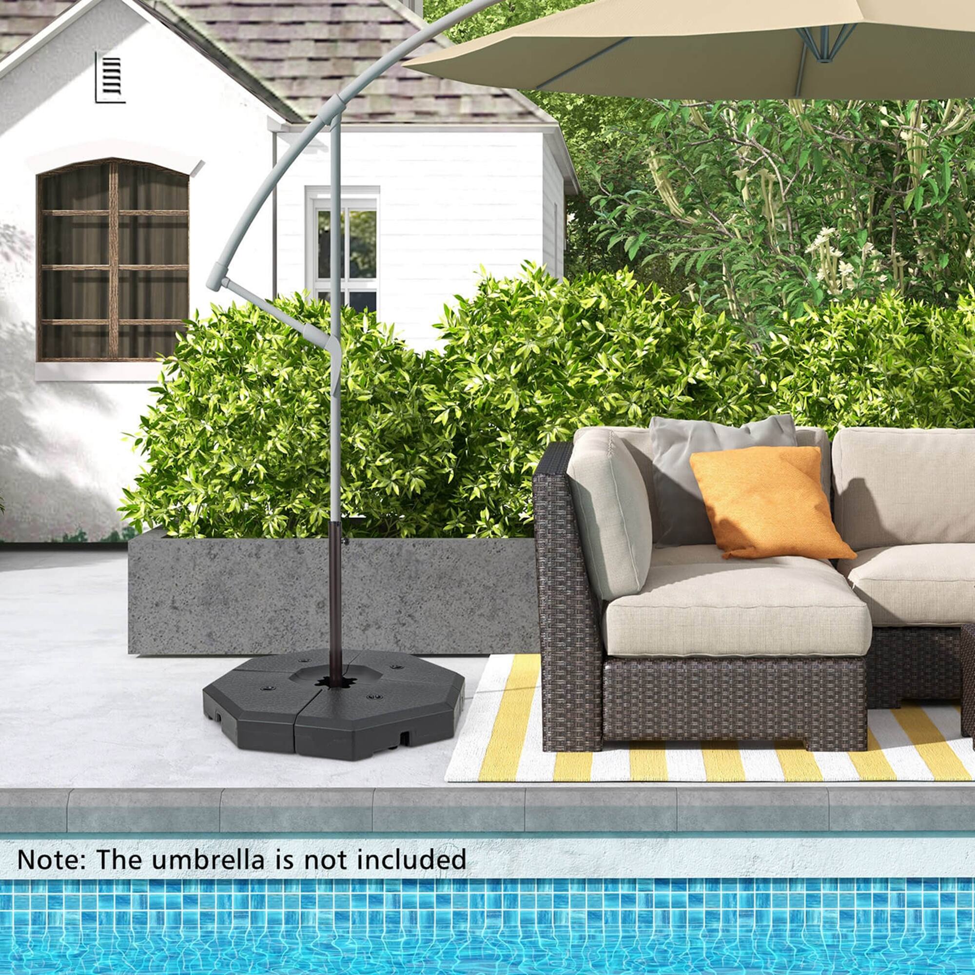 Note: The umbrella is not included.