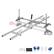 Front. VEVOR - Chainsaw Mill and Rail Mill Guide System, Portable Sawmill 14"-36" Guide Bar, 9ft Aluminum Saw Milling Rail Guide - Silver.