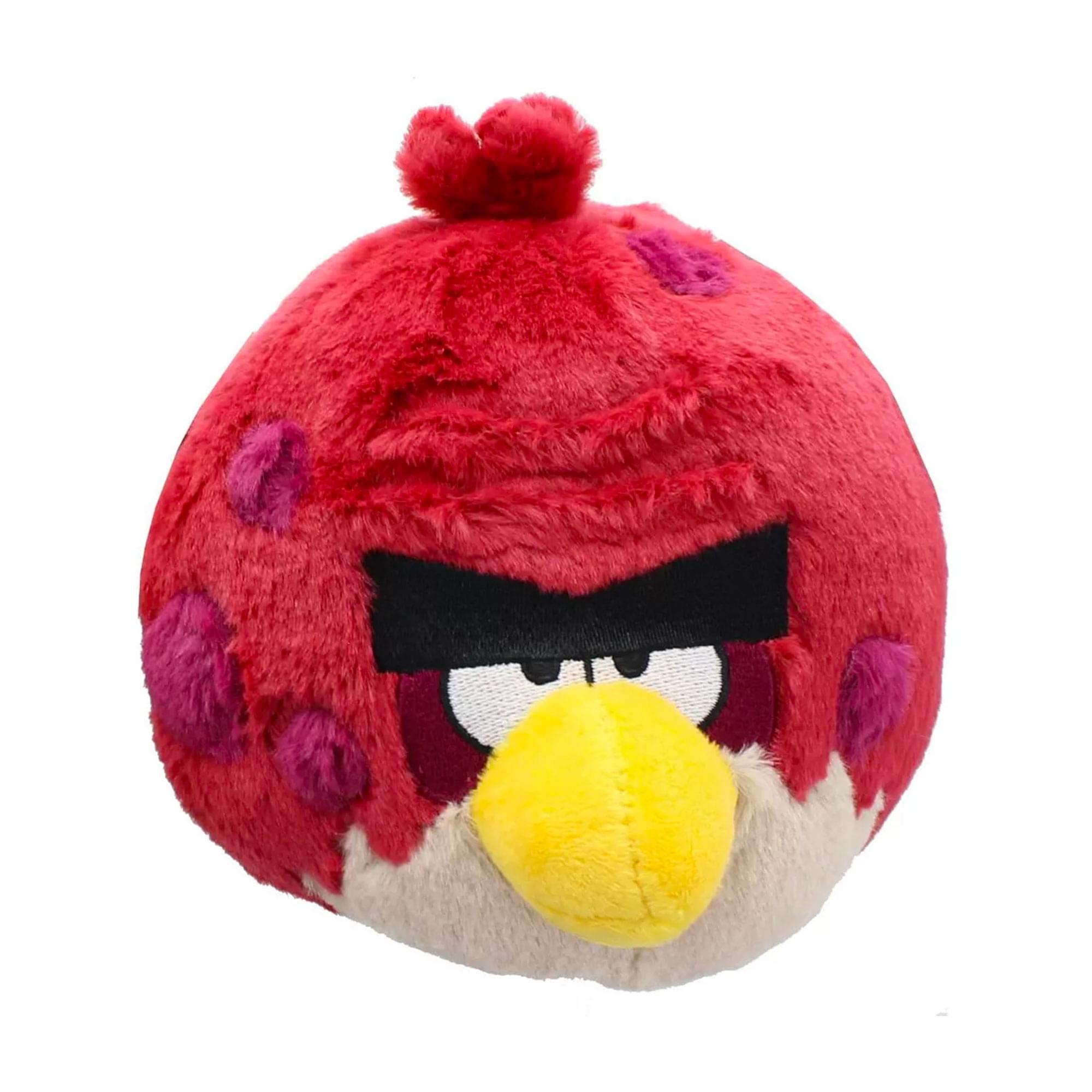 Alt View 1. Commonwealth Toys - Angry Birds Big Brother 5 Inch Basic Plush - Red.