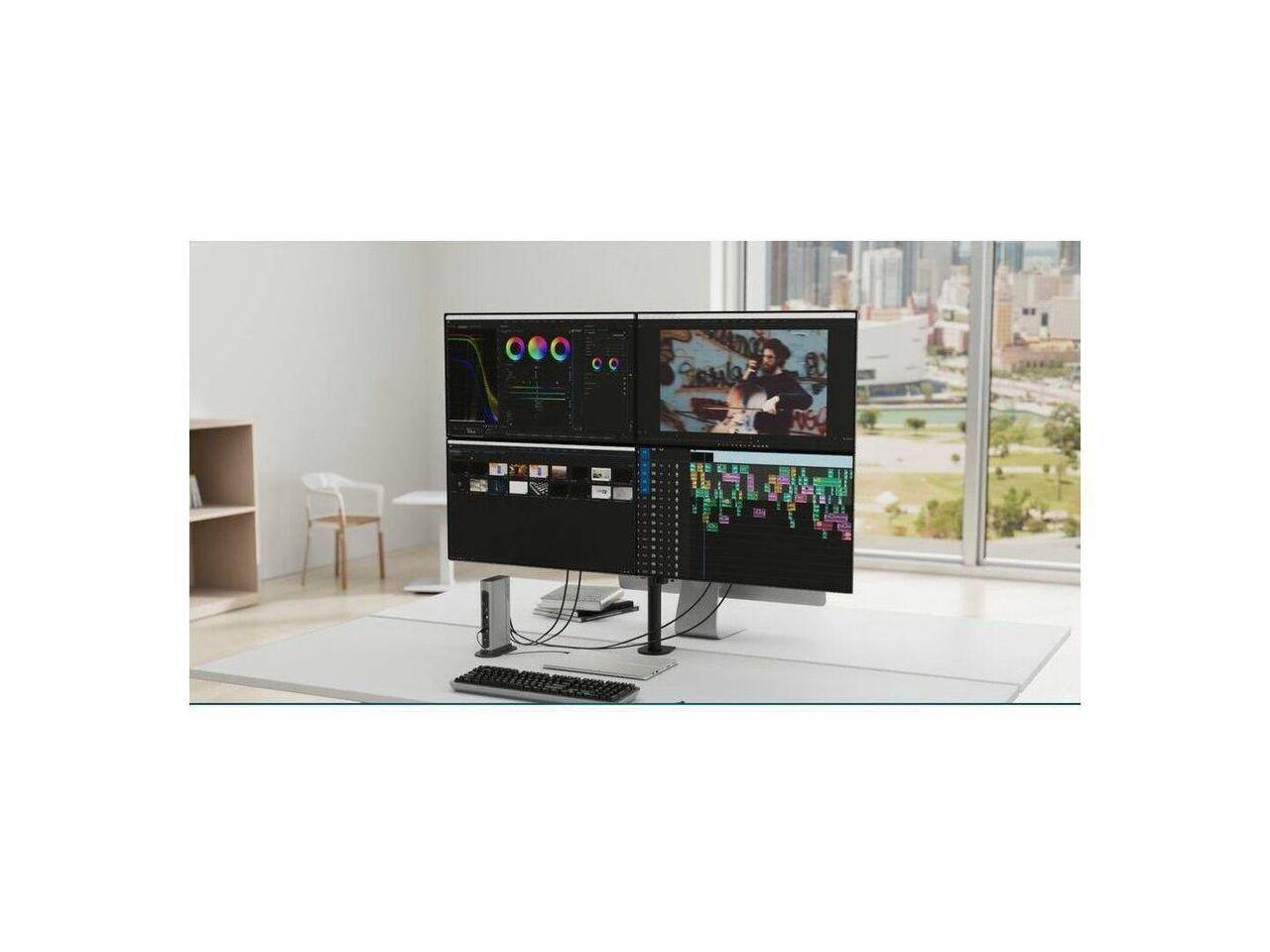 Alt View 6. Kensington - Kensington SD5800T Thunderbolt 4 and USB4 Quad Video Docking Station - for Notebook, Tablet PC, Monitor - Charging.