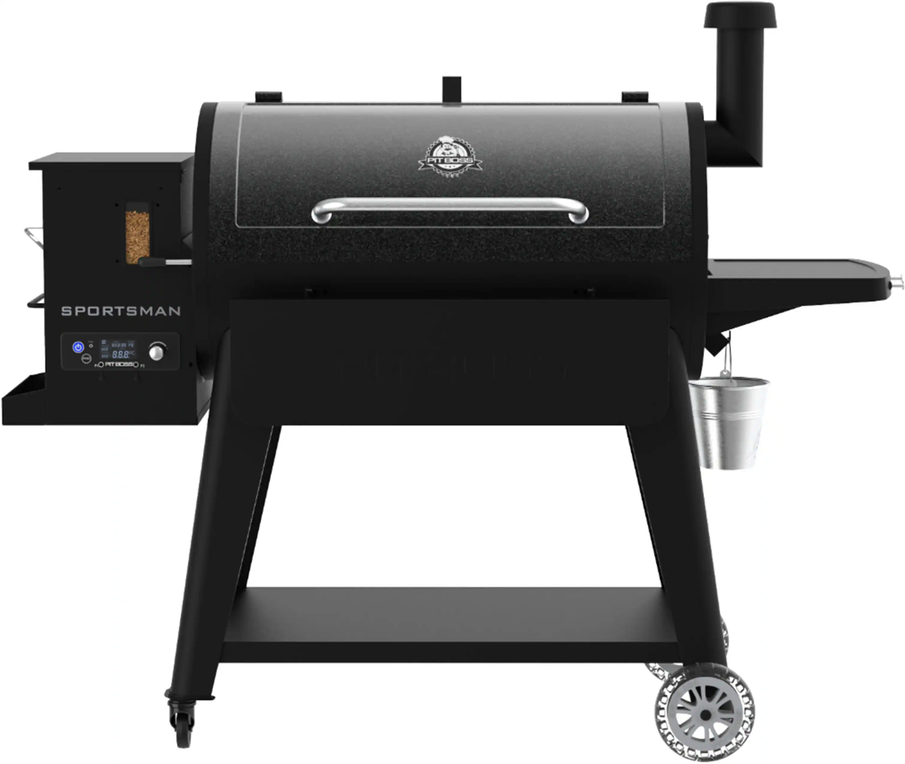 Pit Boss - 1100 Pellet Grill w/ WiFi - Sportsman Series - Black