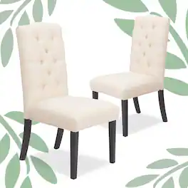 Finch - Provence Tufted Dining Chair, Set of 2 - Beige