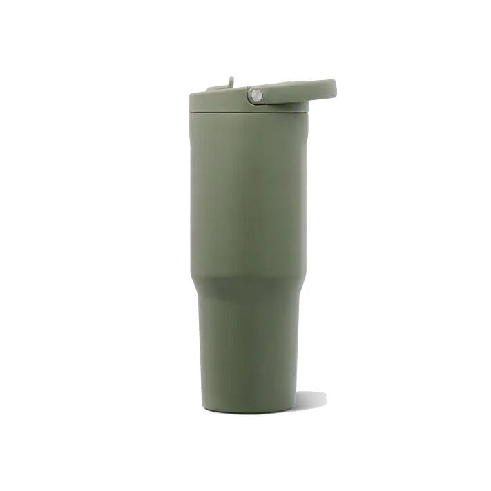 Alt View 2. HydroJug - 32 oz Courtyard BPA Free Insulated Cup - Green.