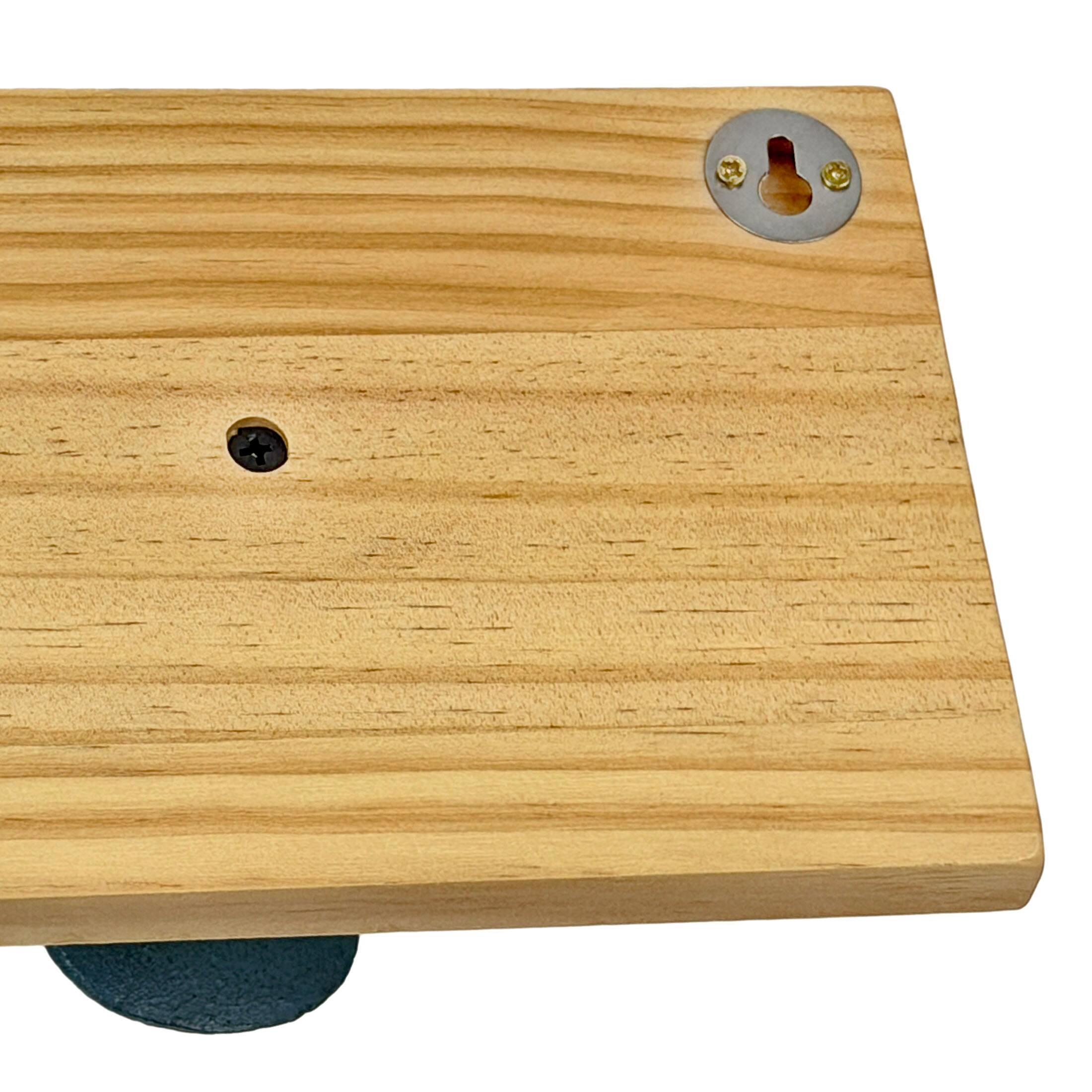 Alt View 10. Zeckos - Boat Propeller Wall Hook Rack 24in Wood Board Nautical Beach House Decor - Multicolored.