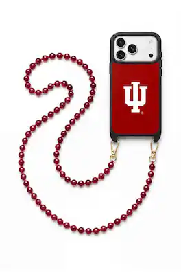 Bundle - Cordée Cases - Indiana University Crossbody Phone Chain Set - iPhone 18 Pro - Red
