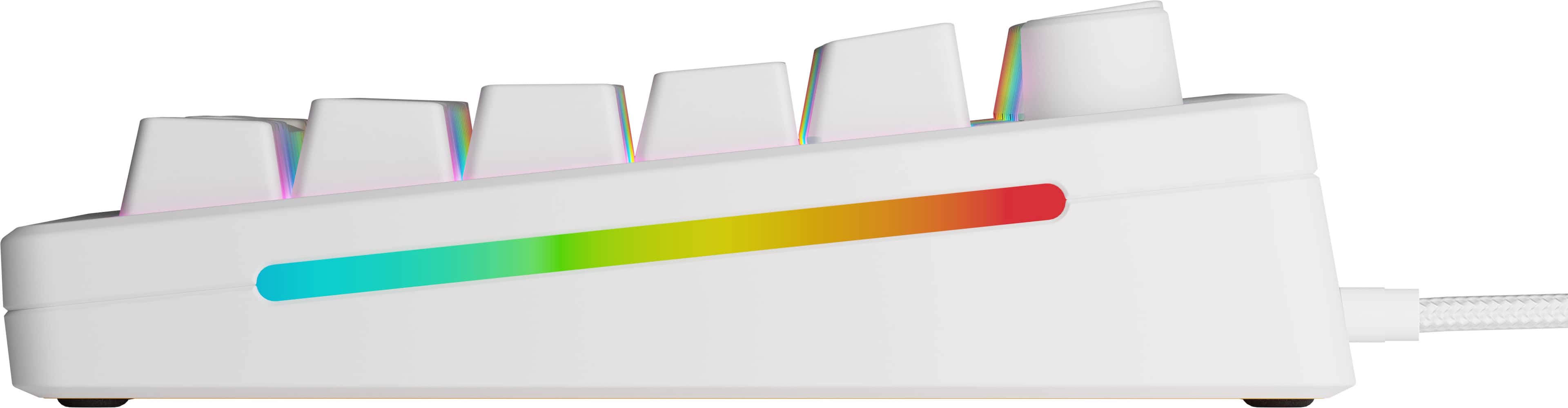 Alt View 20. Glorious - GMMK 3 HE 75% Wired Hall-Effect Linear Switch Gaming Keyboard with Rapid Trigger and Adjustable Actuation - White.