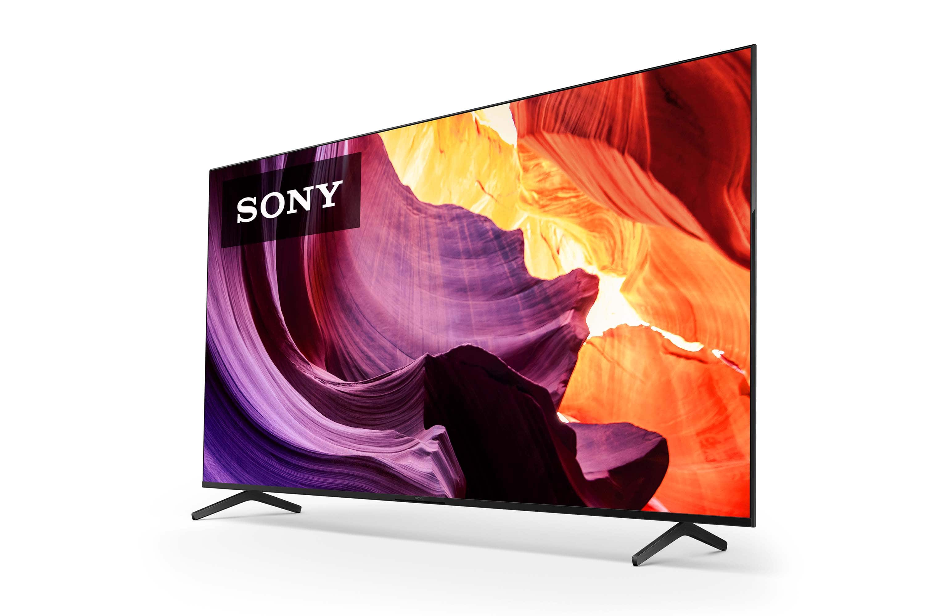 Angle. Sony - 85" Class X80K LED 4K UHD Smart Google TV (2023) - Black.