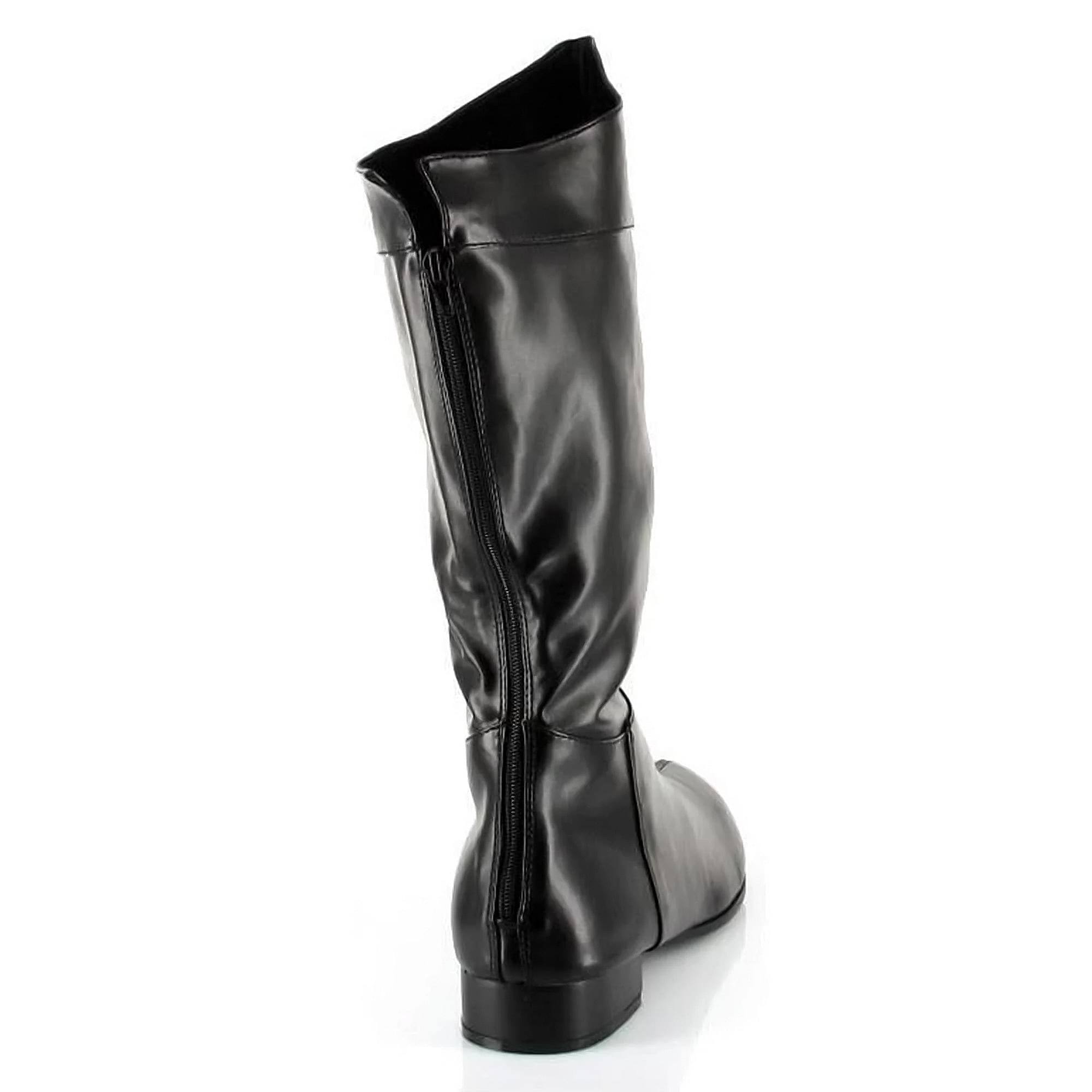 Alt View 1. Ellie Shoes - Black Shazam Superhero Mens Costume Boots Size Large 12-13 - Black.