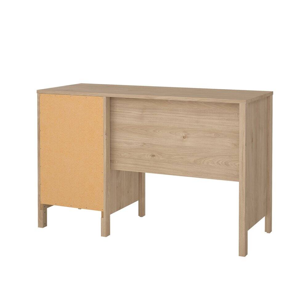 Alt View 5. Tvilum - Home Office Writing Desk with 3 Storage Drawers - Brown.