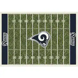 Imperial - Los Angeles Rams 7'8'' x 10'9'' Home Field Rug - Green