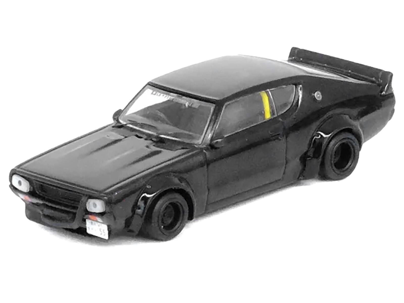 Alt View 1. Inno Models - Nissan Skyline 2000 GT-R (KPGC110) RHD (Right Hand Drive) "LB-Works" Black 1/64 Diecast Model Car by Inno Models.