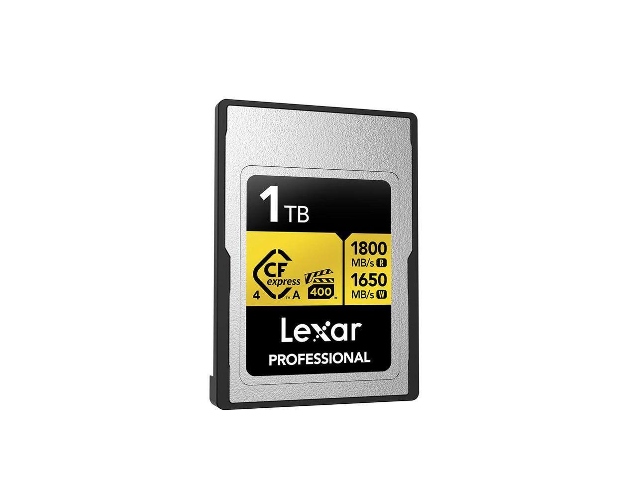 1 TB 1800 MB/s R 1650 MB/s W CFexpress 4.0 A1 400 MB/s Lexar PROFESSIONAL