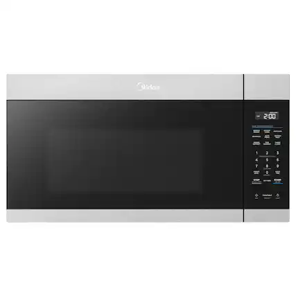 Midea
2:00
SMART SENSOR AND PRESETS
SENSOR COOK
DEFROST
POP CORN
BEVERAGE
AUTO
SLOW COOK
EXPRESS
TIME
TIMER
POWER LEVEL
CHRONO
COOK
STOP
SETTINGS
START
1 2 3
4 5 6
7 8 9
0
TUNABLE
TIMER