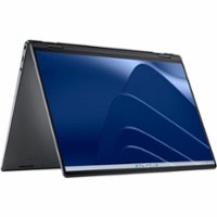 Dell - Latitude 9000 2-in-1 14" IPS LCD 2560 x 1600 (QHD+) Touch Screen Laptop - Intel Core Ultra 7 with 32GB Memory - Magnetite, Other - Angle_Zoom