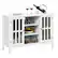 Alt View 8. Gymax - Gymax Wood TV Stand Entertainment Media Center Console for TV up to 50'' White - White.