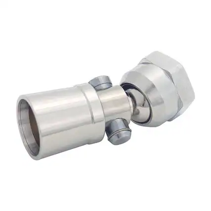 Front. Whedon Products - Whedon SaverShower Chrome Brass 2 settings Showerhead 1.5 gpm - Silver.