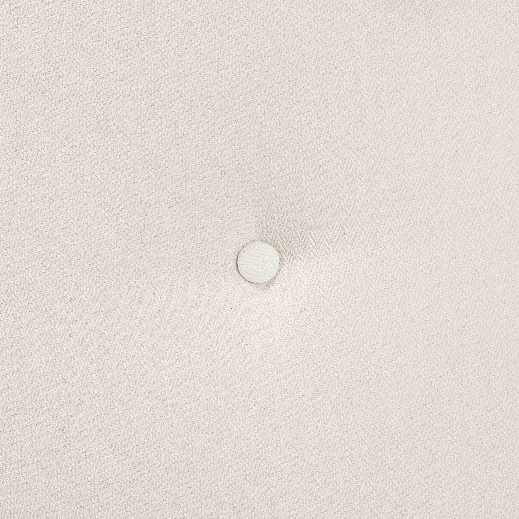 Back. bali & pari - Hachiro Bohemian Natural Rattan Ottoman Footstool - Natural/White.