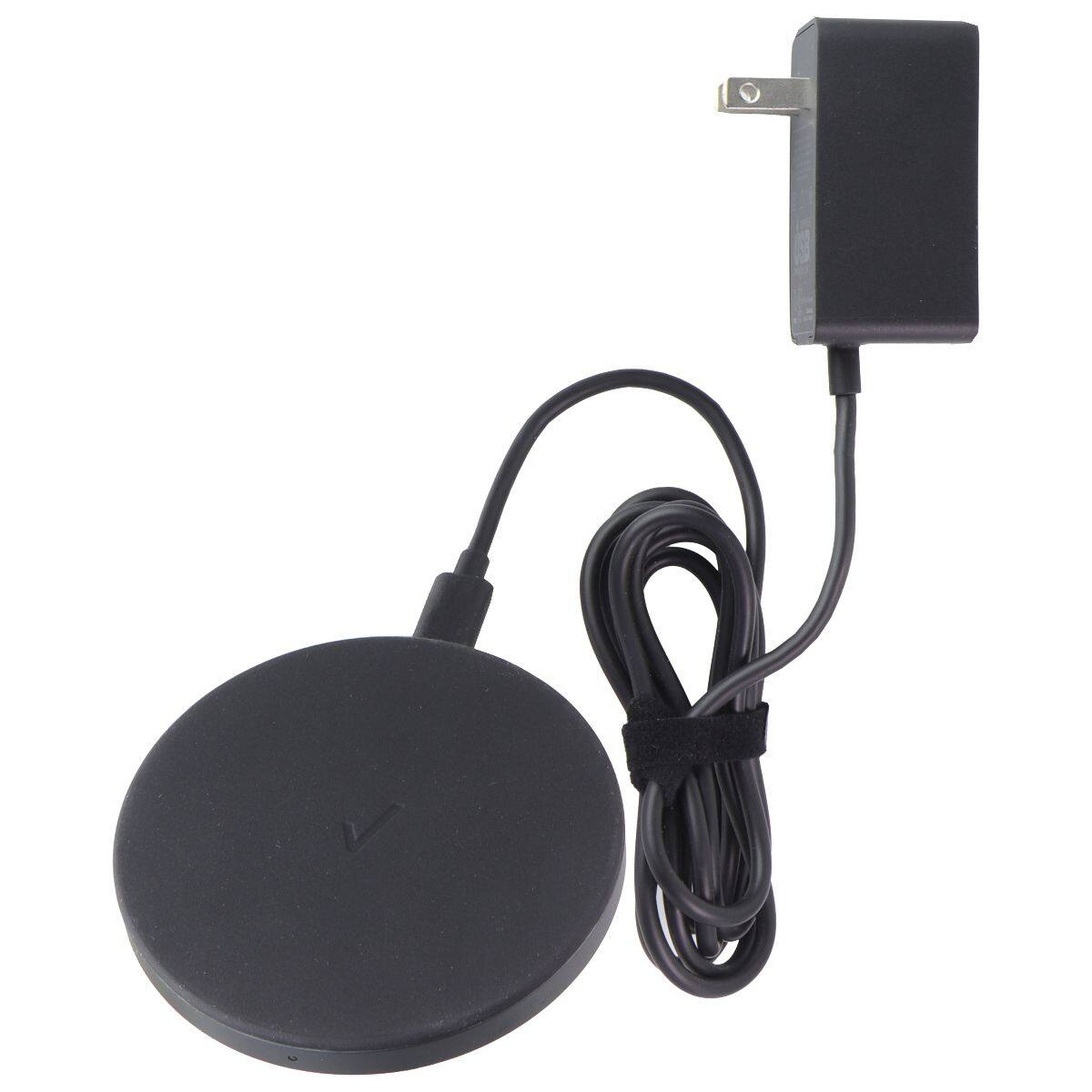 Alt View 2. Verizon - 15W Qi Wireless Charging Pad - Compact Wireless Charger - Black.