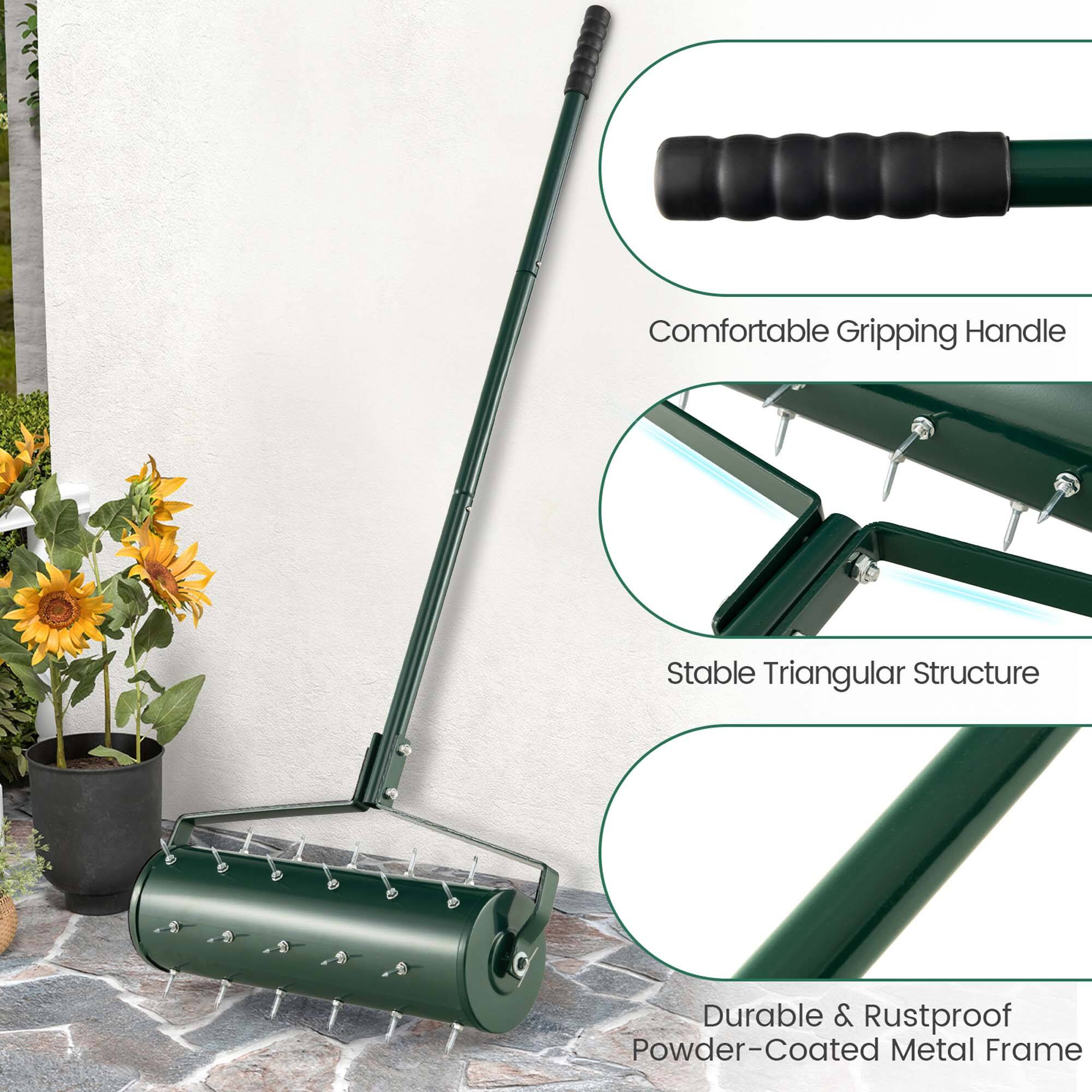 Comfortable Gripping Handle  
Stable Triangular Structure  
Durable & Rustproof Powder-Coated Metal Frame