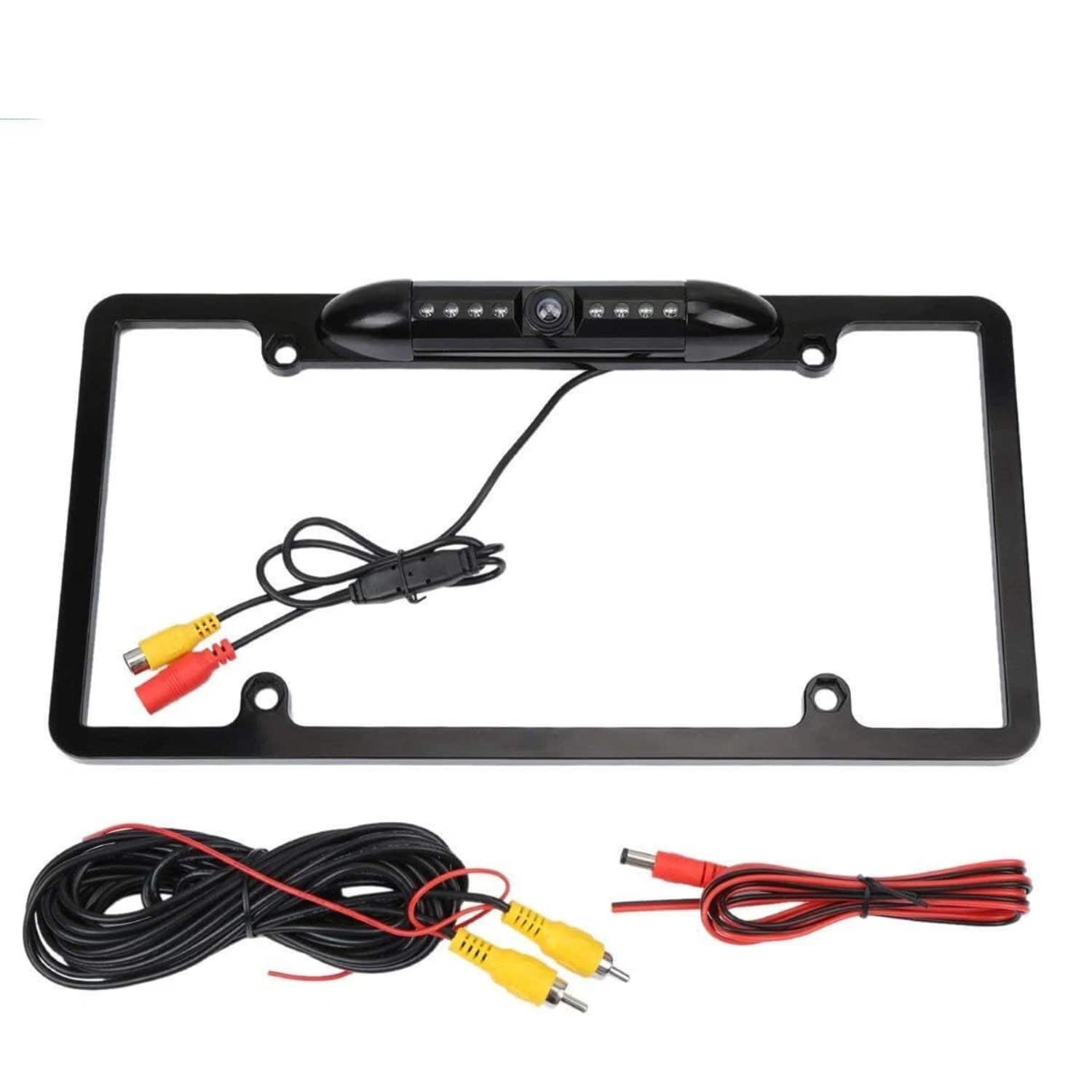 Stock Preferred - License Plate Frame Backup Camera 8 IR LED Night Vision