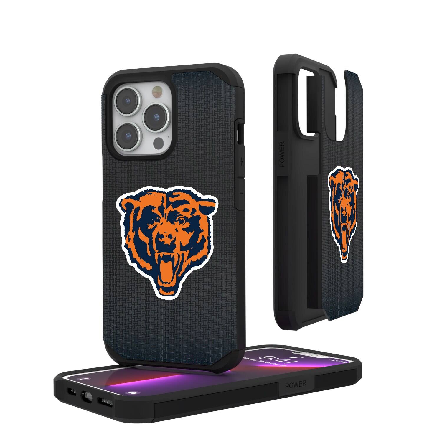 Keyscaper - NFL - Chicago Bears Linen Logo iPhone Rugged Case - 14 Plus - Black price history on PriceWatchPro